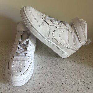 Nike Kids Court Borough Mid 2 Size 2Y White